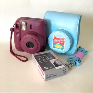 Instax mini 8 pomegranate bundle